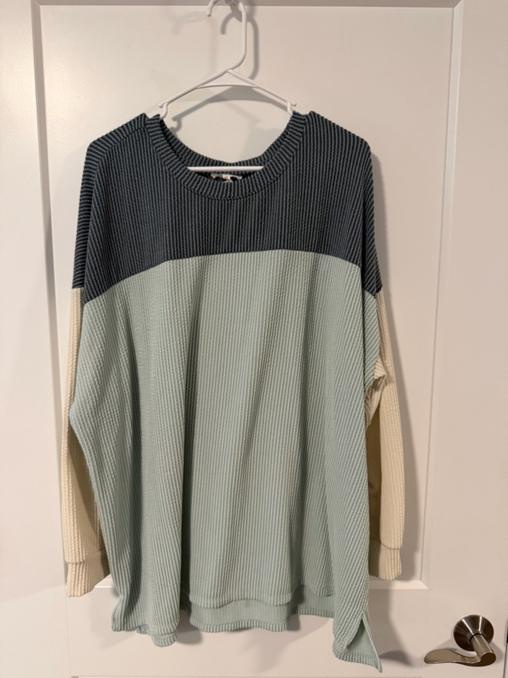 Women’s Maurice’s Textured Long Sleeve Shirt 3x